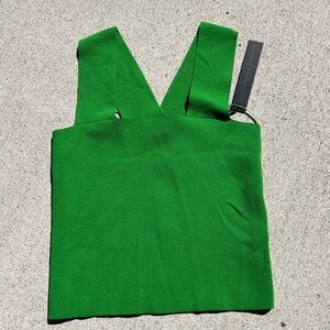 House of Harlow‎ 1960 Green online lime Tank Top square neck v back NWT $98 XS